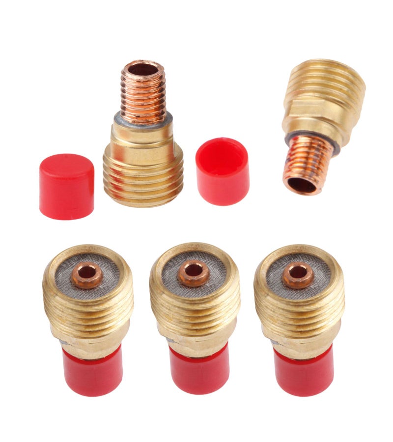 Mtsooning 5PCS 45V44 2.4mm(3/32inch) Tig Welding Gas Lens Collet Body for TIG Welding Torch WP-9/20/25 - Image 1